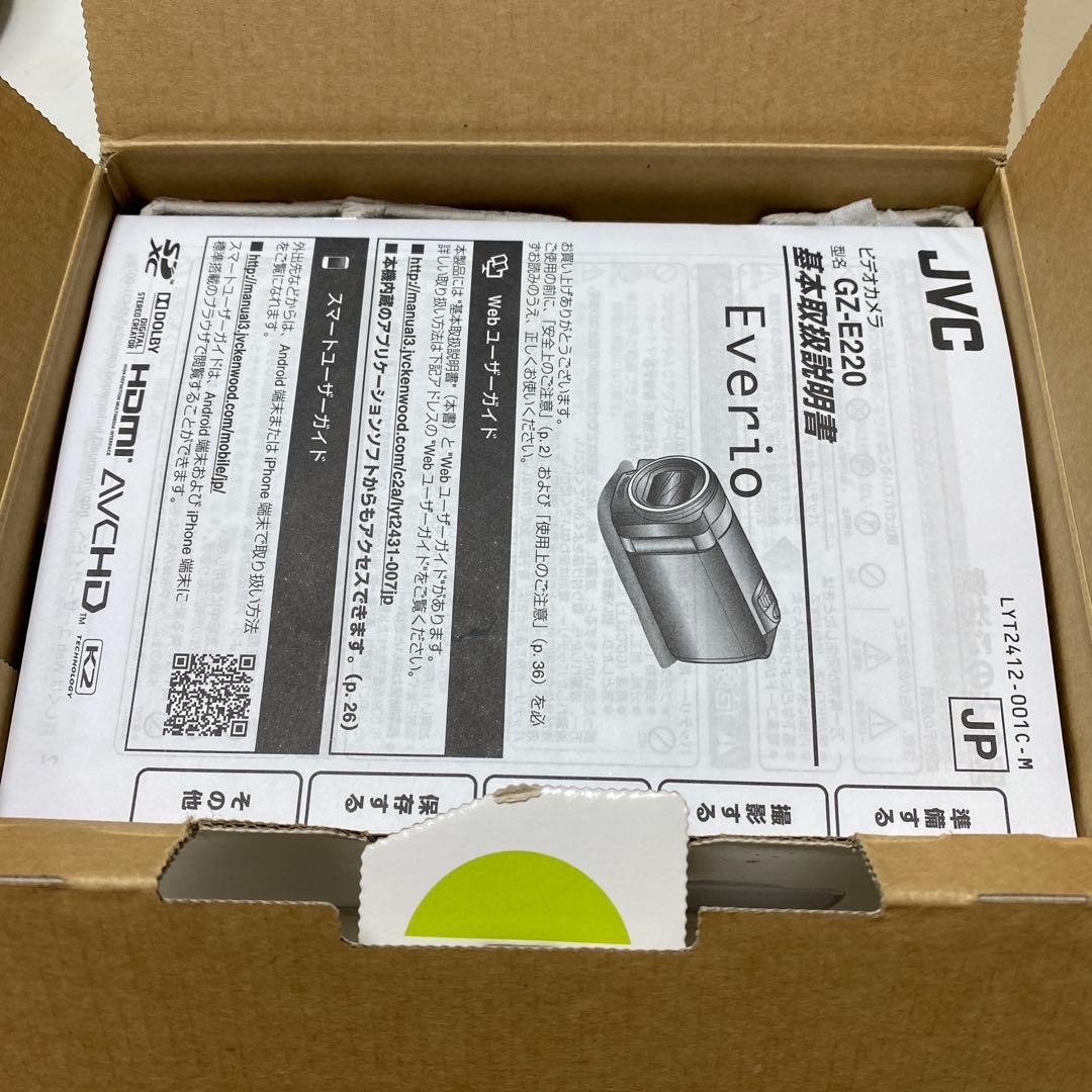 ビデオカメラ JVC Everio GZ-E220