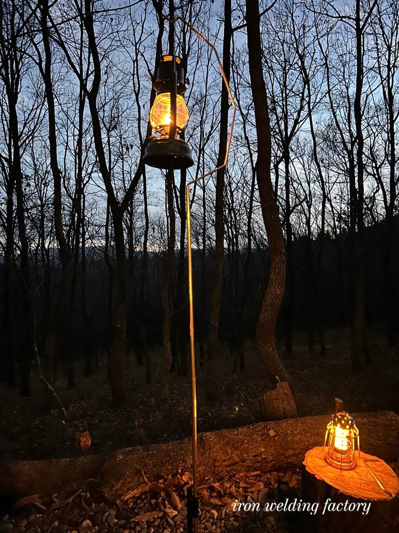 真鍮ランタンスタンド「HIMAWARI」