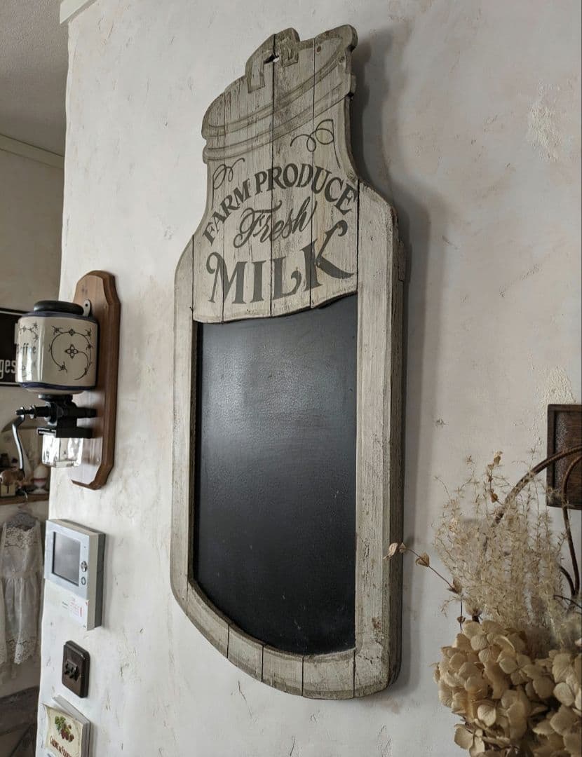 さくぱる　アンティーク ディスプレイボード　黒板