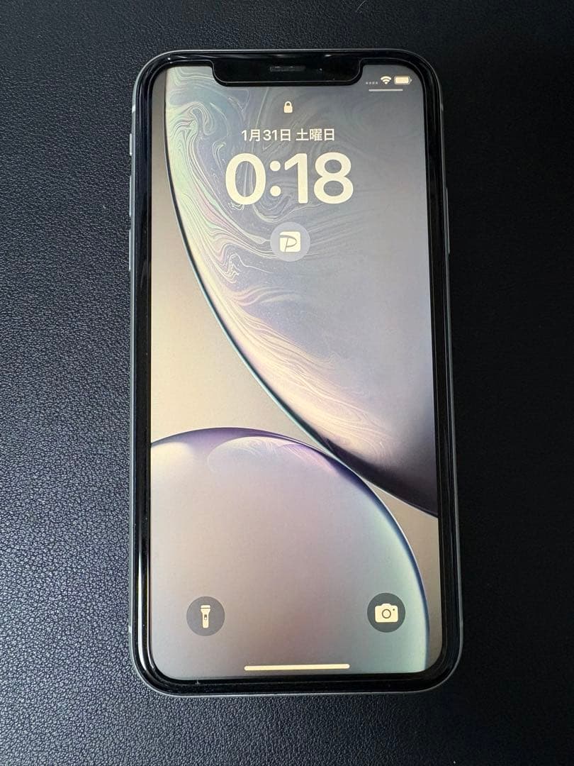 iPhone XR 64GB ホワイト 美品 SIMロック解除済み