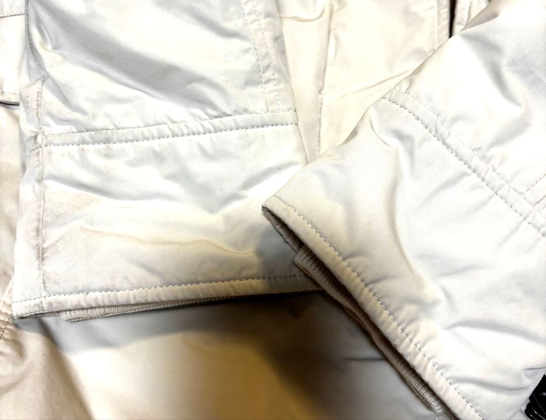 ウールリッチ アークティックパーカー ダウンジャケット M 白フォックスファー