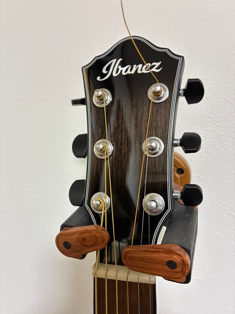 2023.03購入ほぼ未使用Ibanez エレアコブラックAEWC400-TKS