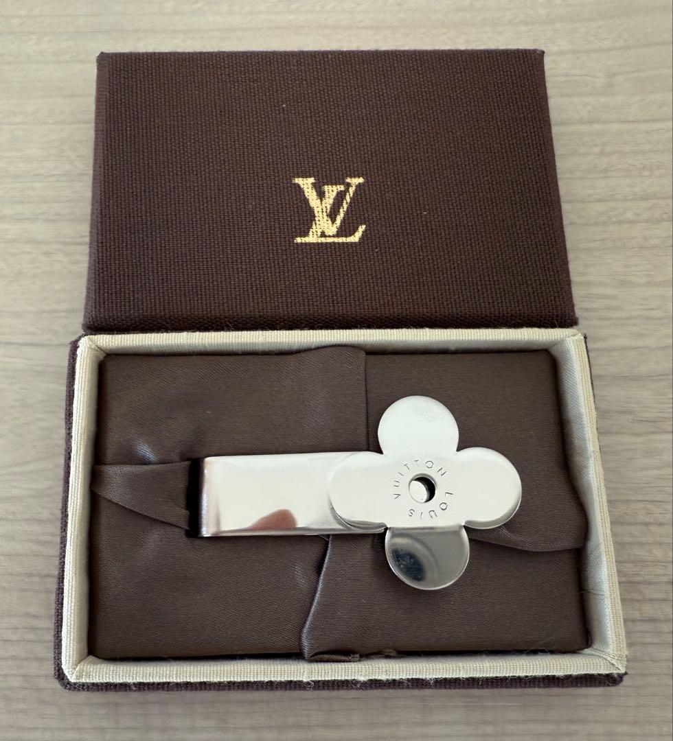 ルイ・ヴィトン マネークリップ フラワーモチーフ