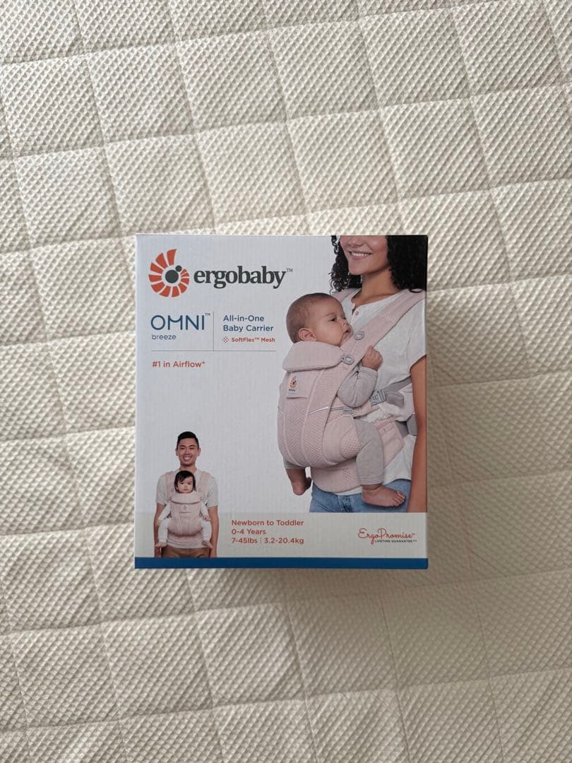 OMNI ブリーズ360 抱っこひも ピンク メッシュ