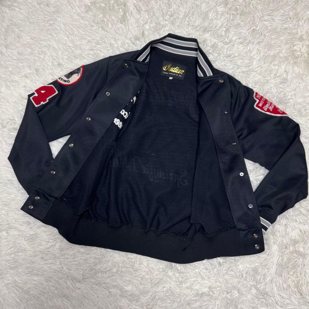☆【美品】Indian Motorcycle スタジャン M 刺繍ロゴ☆