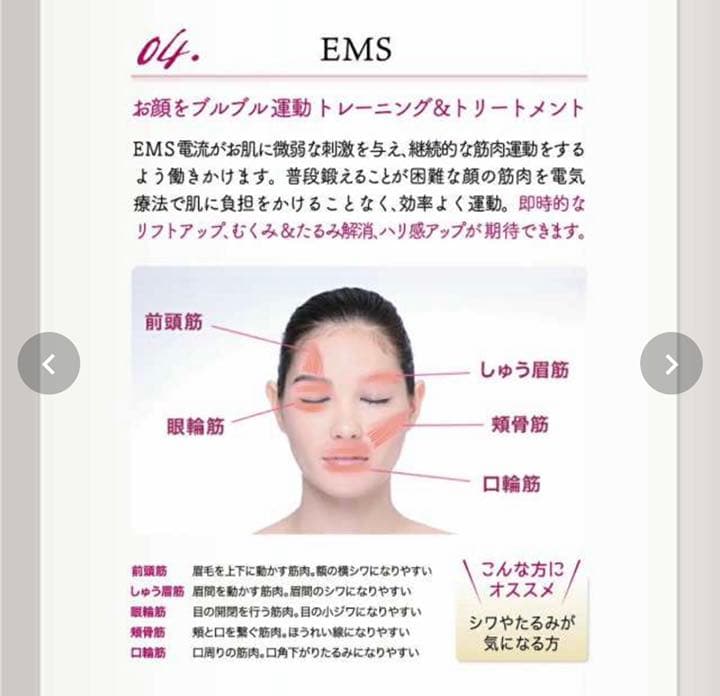 LINKA リンカ 正規品 美顔器 LED光 RF イオン導入導出 EMS