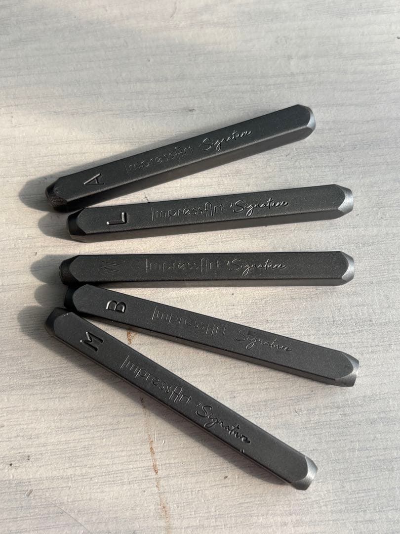 メタル&レザー刻印スタンプセット