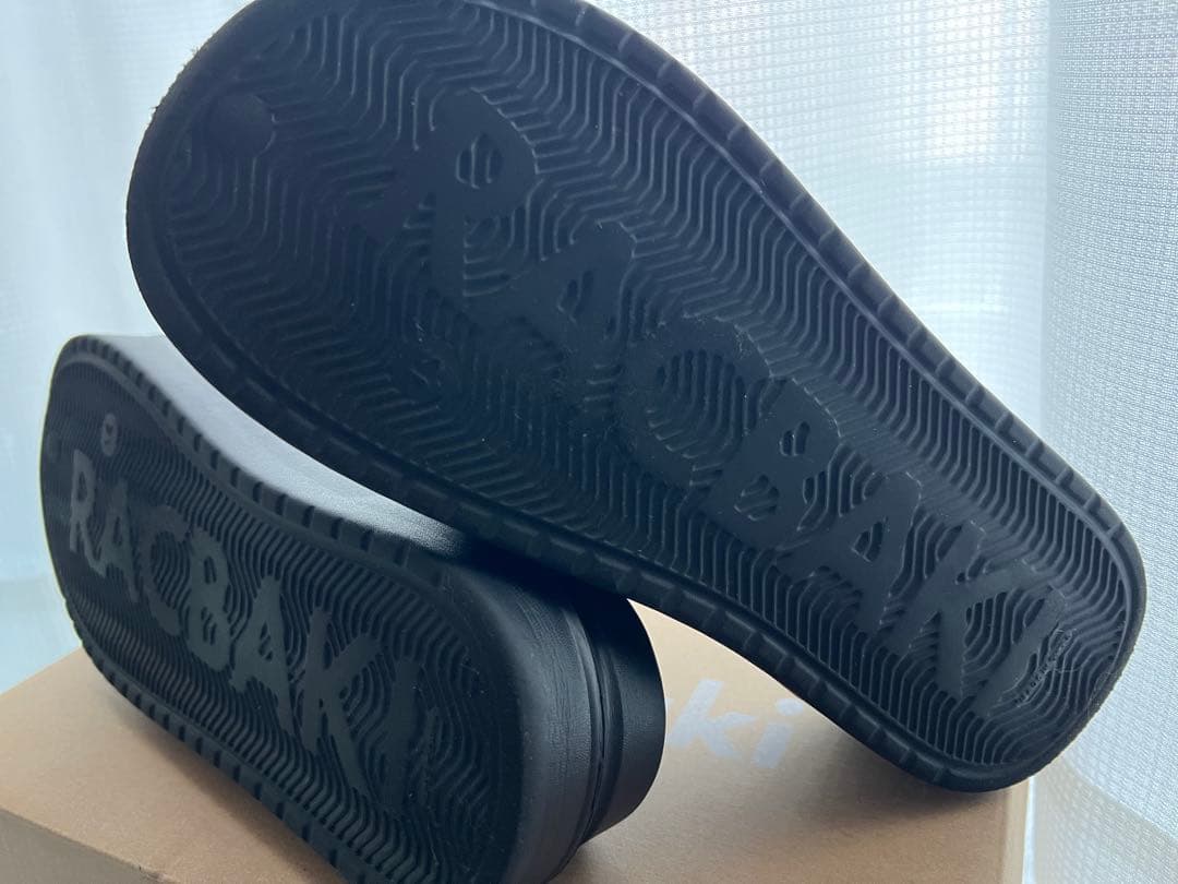 Racbaki ラクバキ　イージーサボ　ブラック　Sサイズ