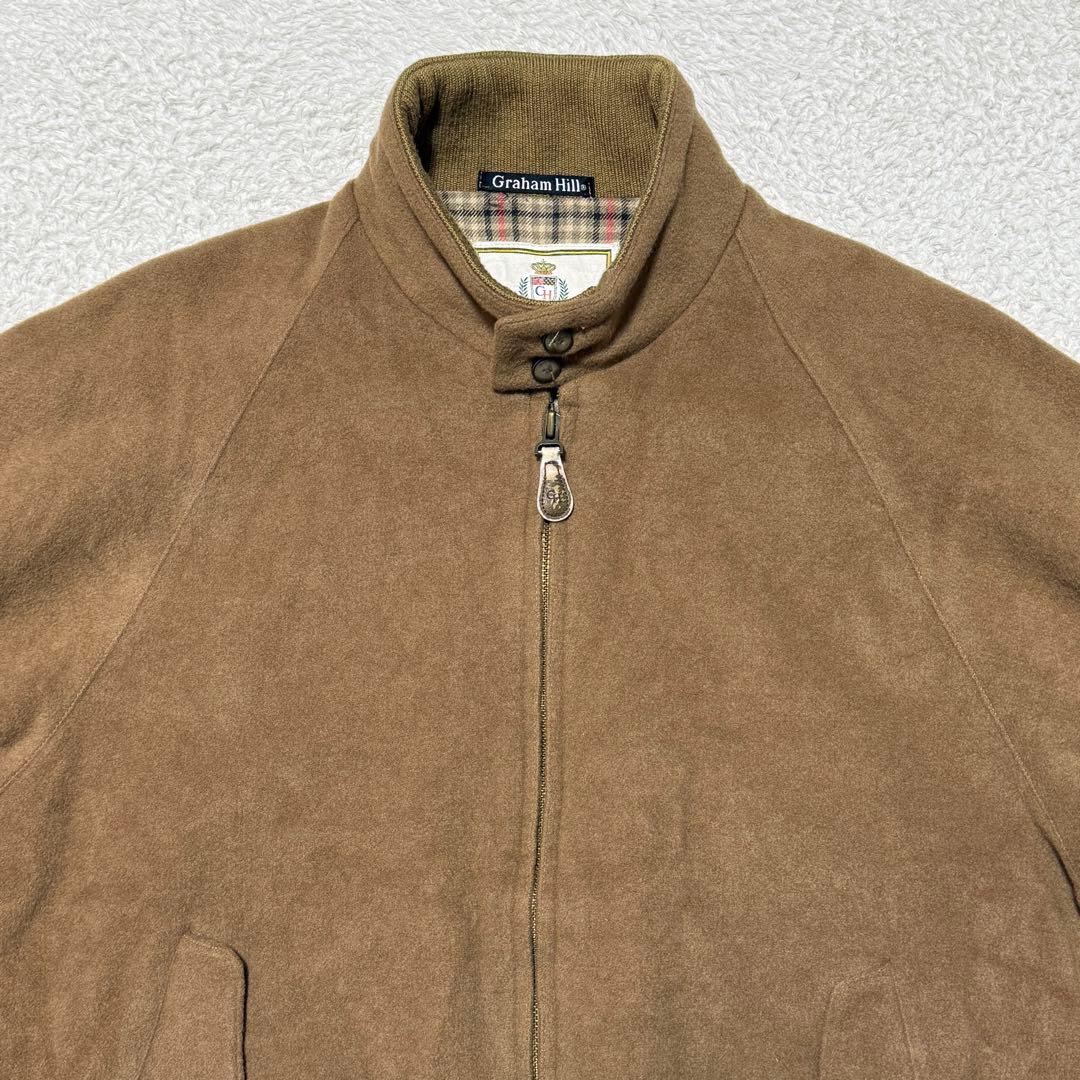 グラハムヒル スウィングトップ L ウール ハリントンジャケット カシミヤ
