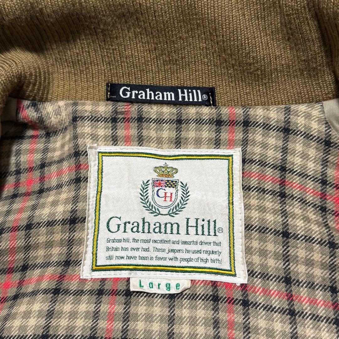 グラハムヒル スウィングトップ L ウール ハリントンジャケット カシミヤ
