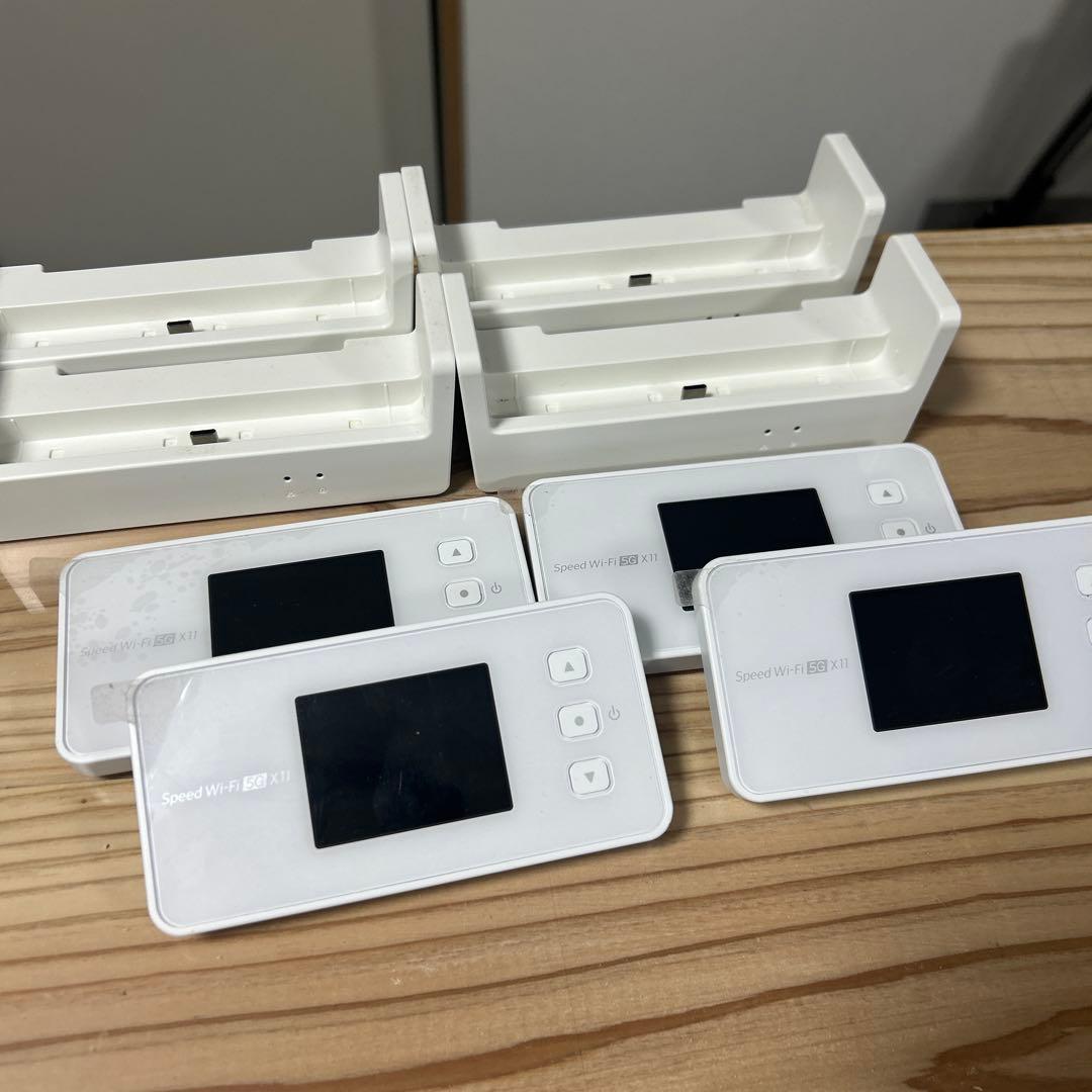 Speed Wi-Fi 5G X11 4台セット