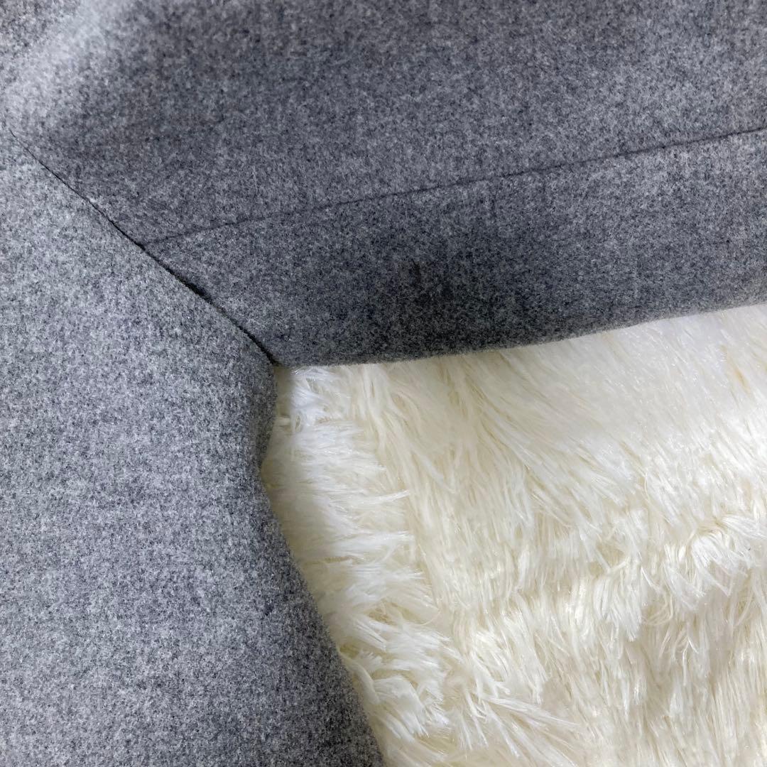 ☆美品☆　トゥモローランド　ダッフルコート　ロング丈　トグル4 グレー　34