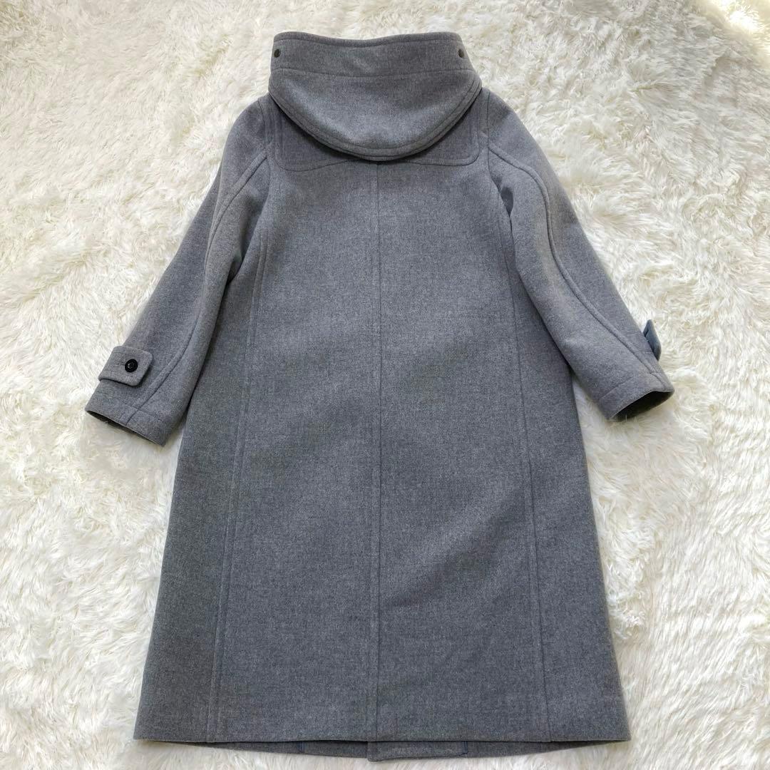 ☆美品☆　トゥモローランド　ダッフルコート　ロング丈　トグル4 グレー　34