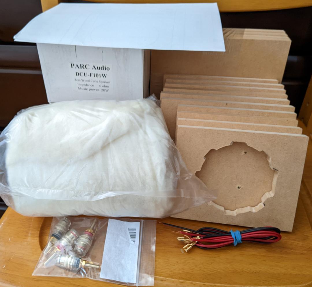 PARC Audio DCU-F101W＋BS-8 バスレフ エンクロージャー