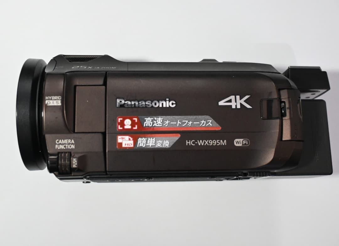 純正ステレオマイク付き　Panasonic HC-WX995M 4Kビデオカメラ