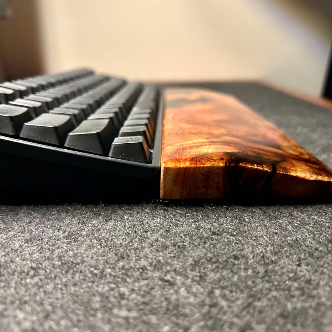 HHKBアームレスト パームレスト リストレスト マウスパッド 木製 無垢材