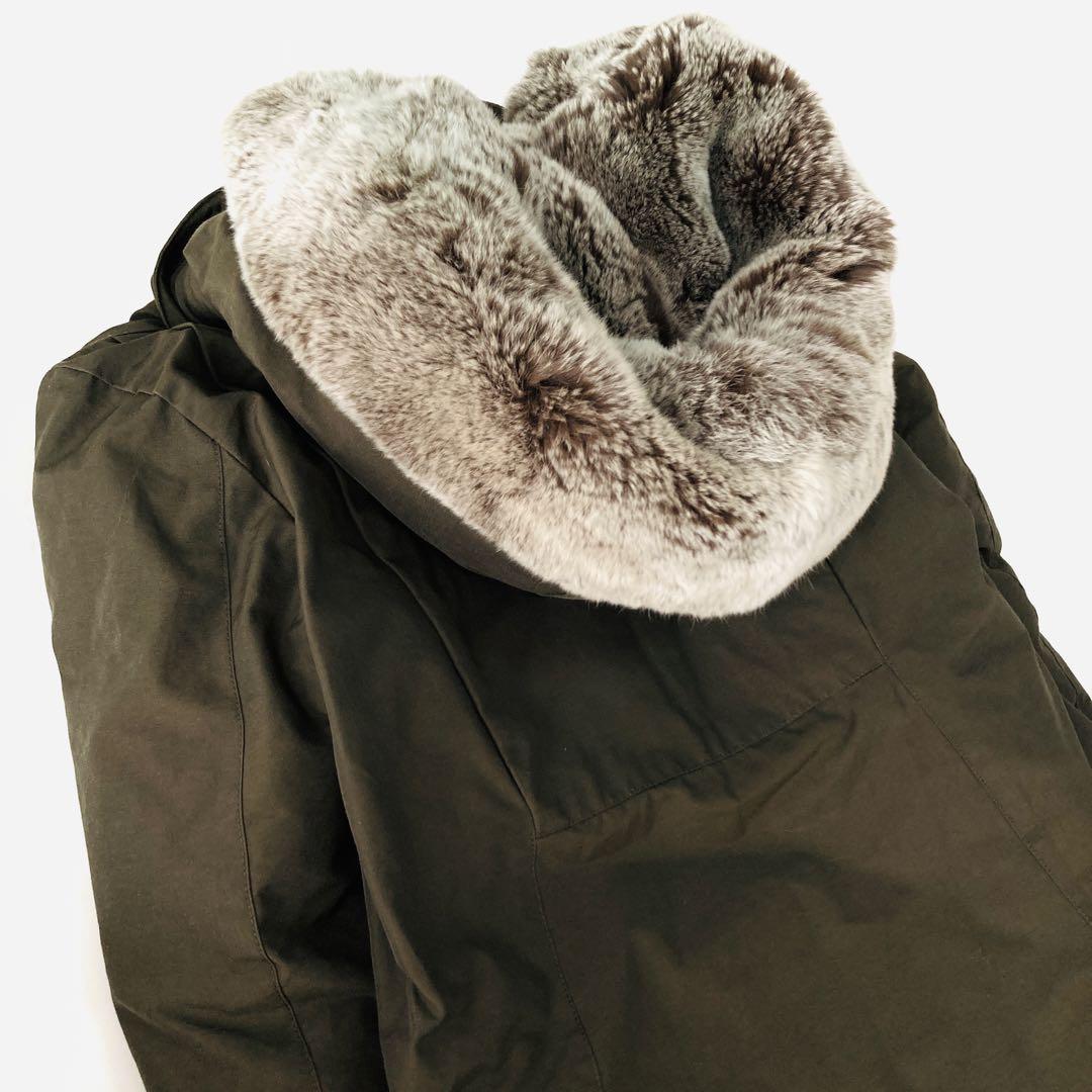 美品✨ウールリッチ ボウブリッジ ダウンコート ラビットファー　フーデット　S