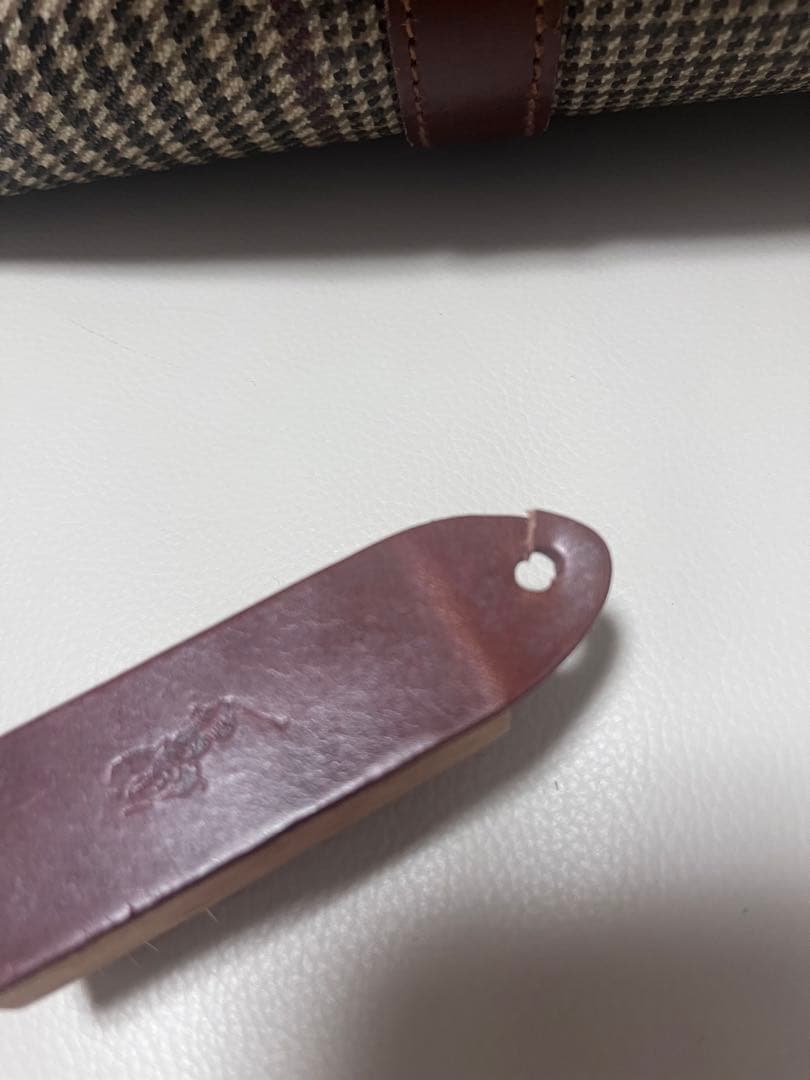 ラルフローレン　ボストンバッグ　千鳥柄