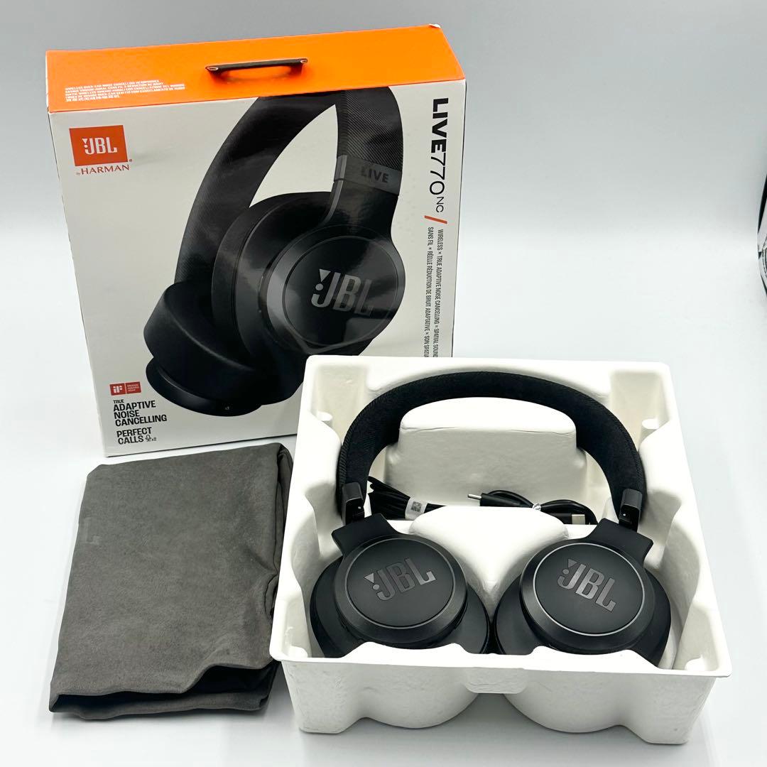 JBL ワイアレスヘッドホン LIVE770NC ブラック