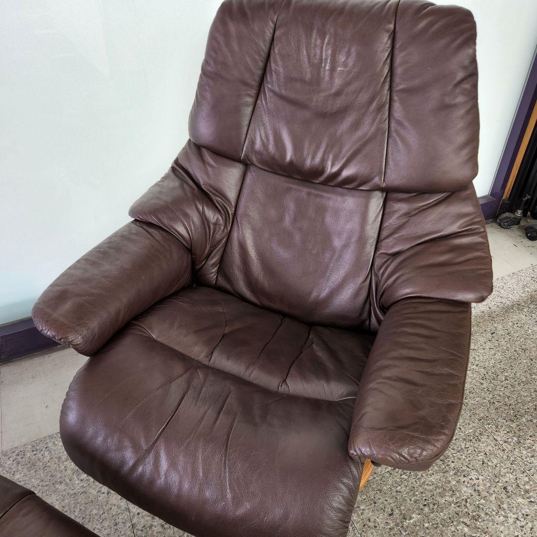 EKORNES ストレスレスチェア ブラウン ノルウェー産 オットマン付き