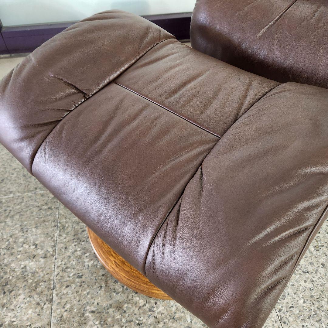 EKORNES ストレスレスチェア ブラウン ノルウェー産 オットマン付き