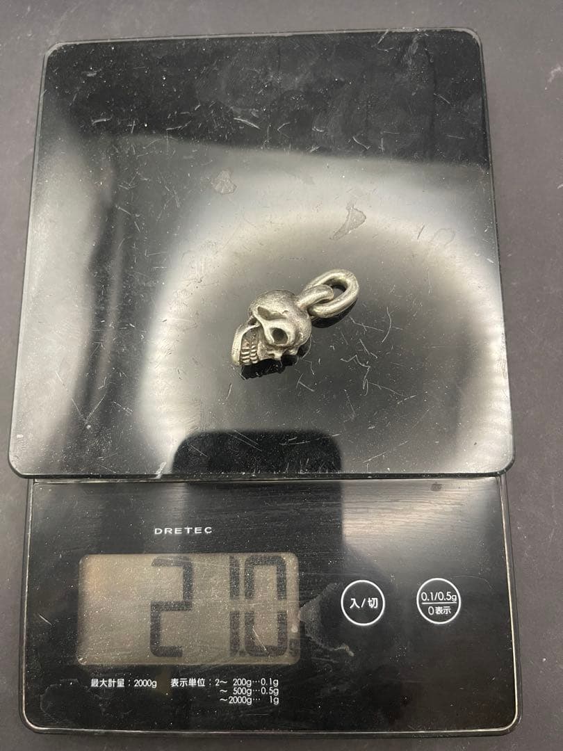 ユ*ウ様 Gaboratory 大粒　シングルスカル　ハッピースカル　ペンダント