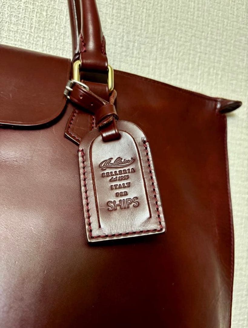 ボルドリーニセレリア　SHIPS別注 レザーバッグ