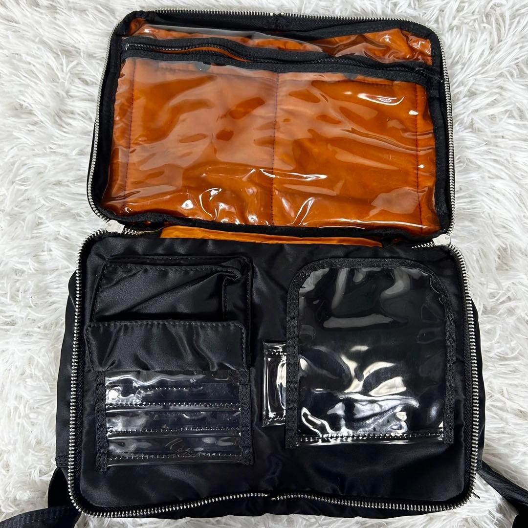 希少・未使用級✨ポーター タンカー 2層式 ショルダーバッグ 廃盤 L 黒