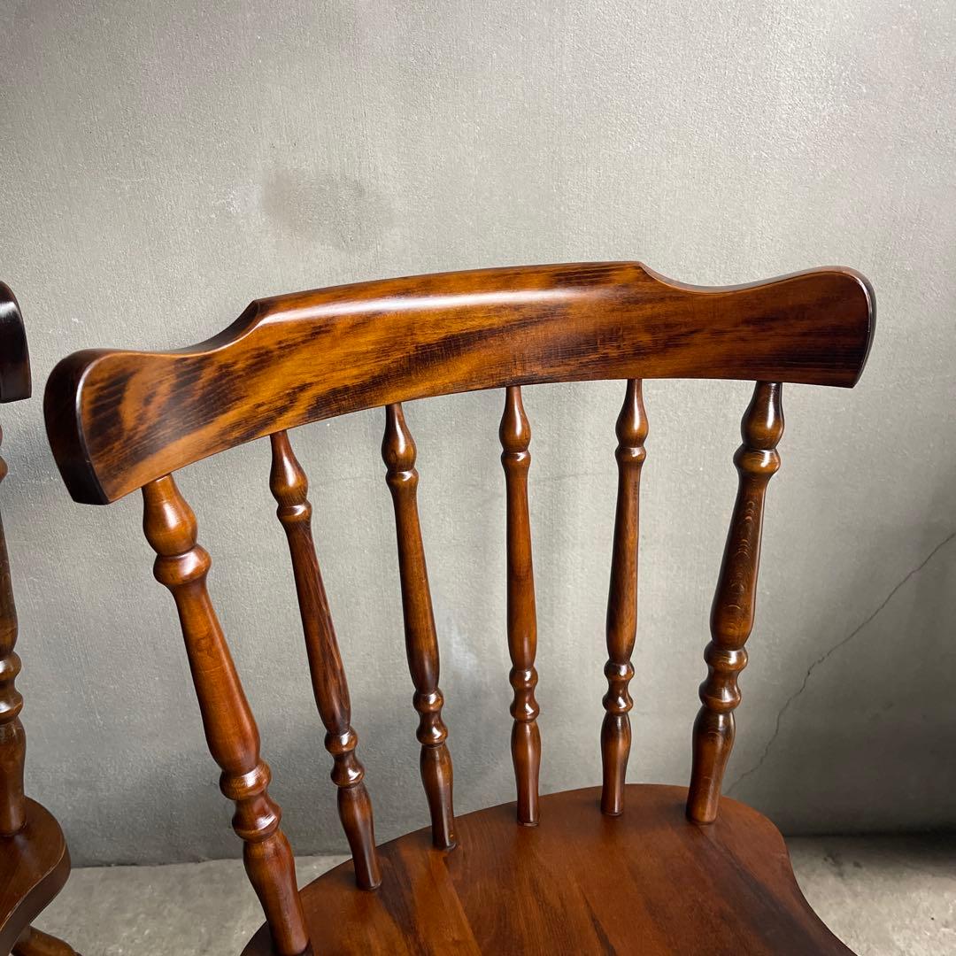飛騨家具　ウィンザーチェア　2脚セット
