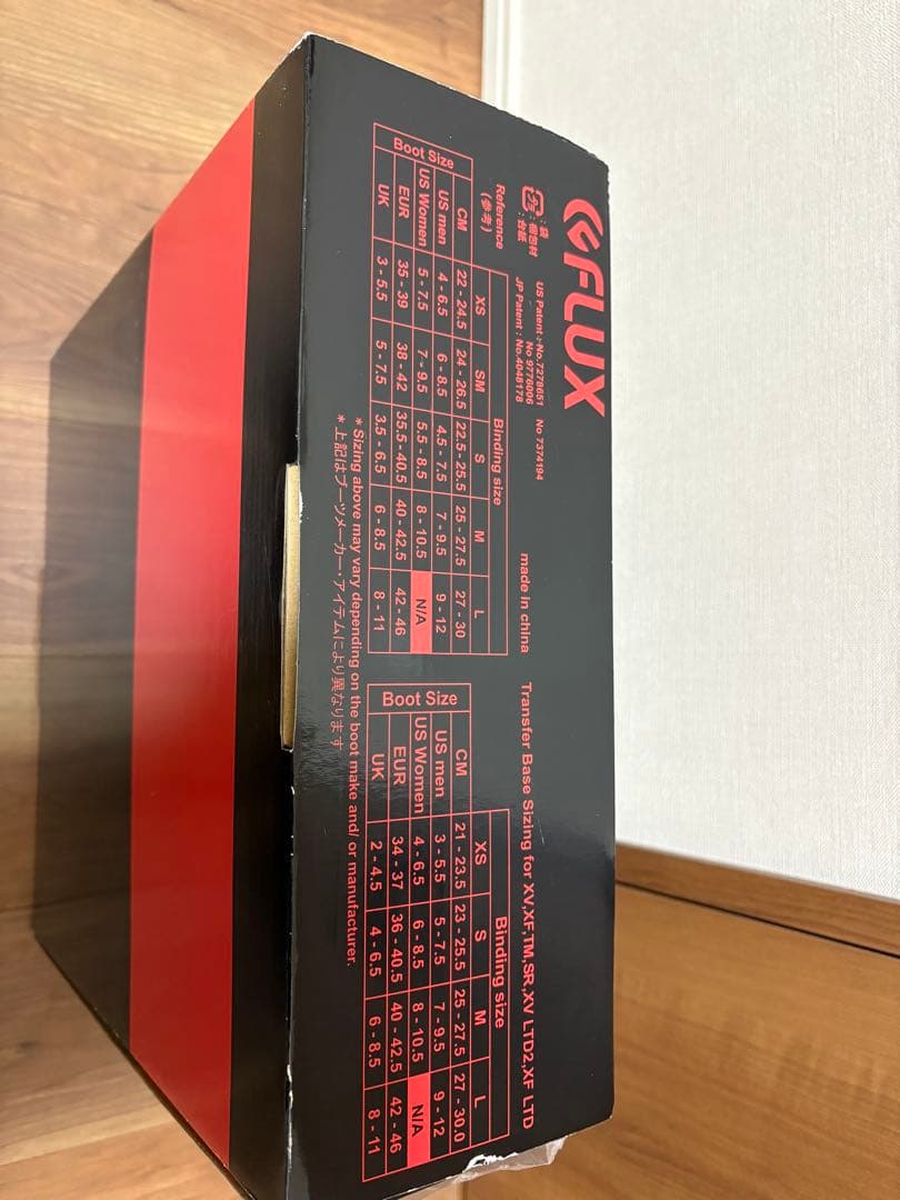 FLUX DS Mサイズ ホワイト ビンディング