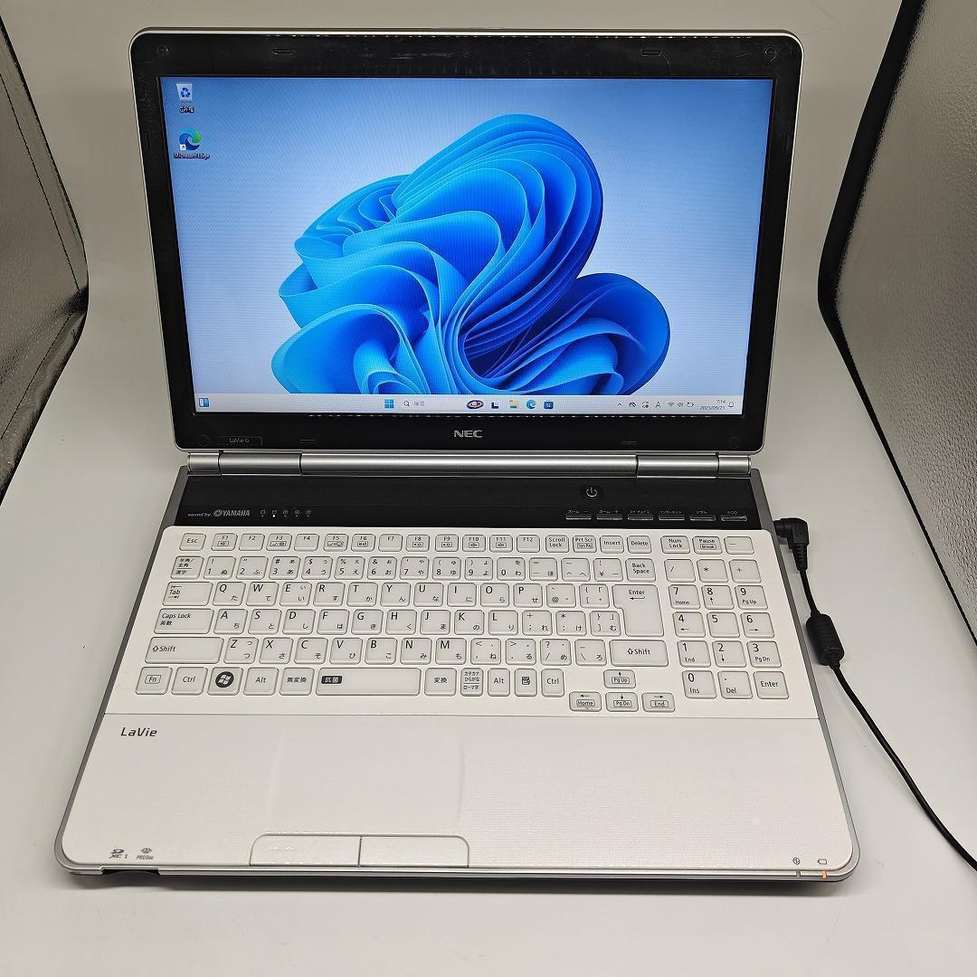 【NEC】爆速i7 SSD512GB 16GB ホワイト オフィス付きノートPC