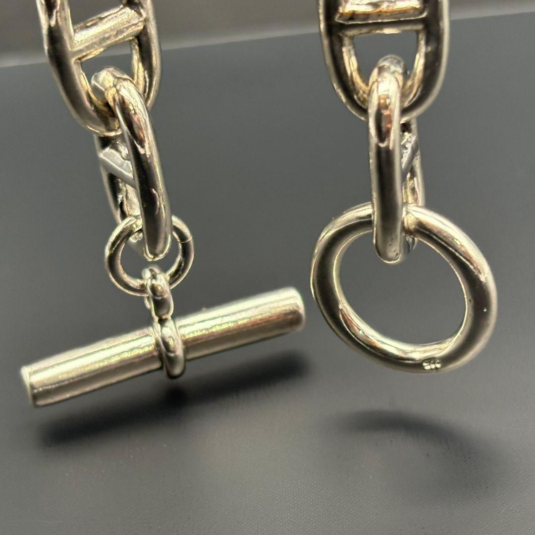 ヴィンテージ シェーヌ シルバー 925 刻印 アンカー チェーン 兼用