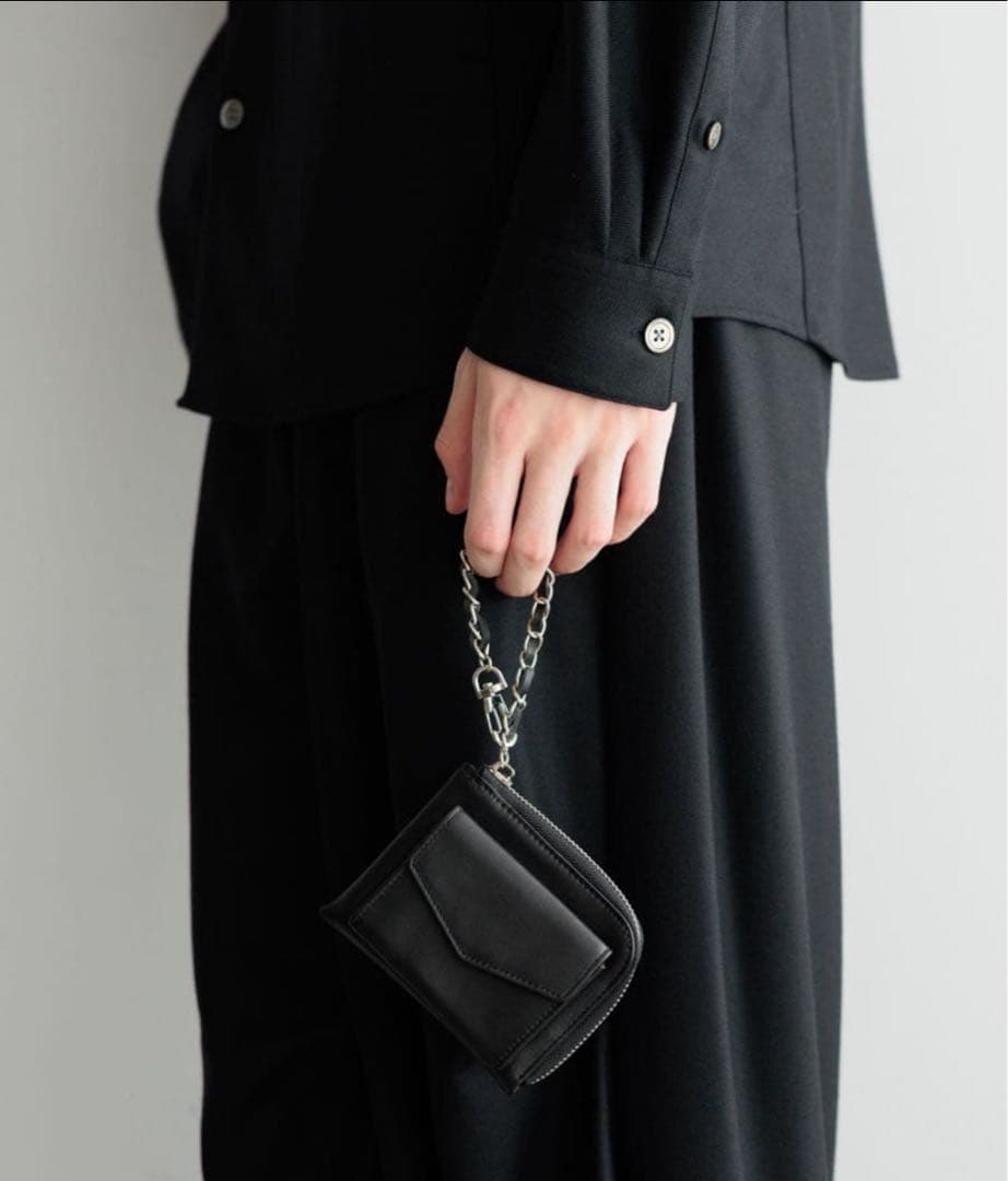 m*3様 MBハイエンドレザー ミニマルウォレット　ブラック