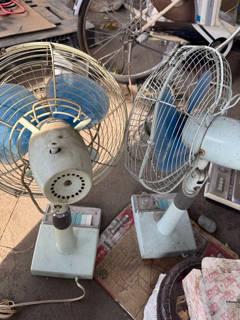 National レトロ扇風機 2台セット