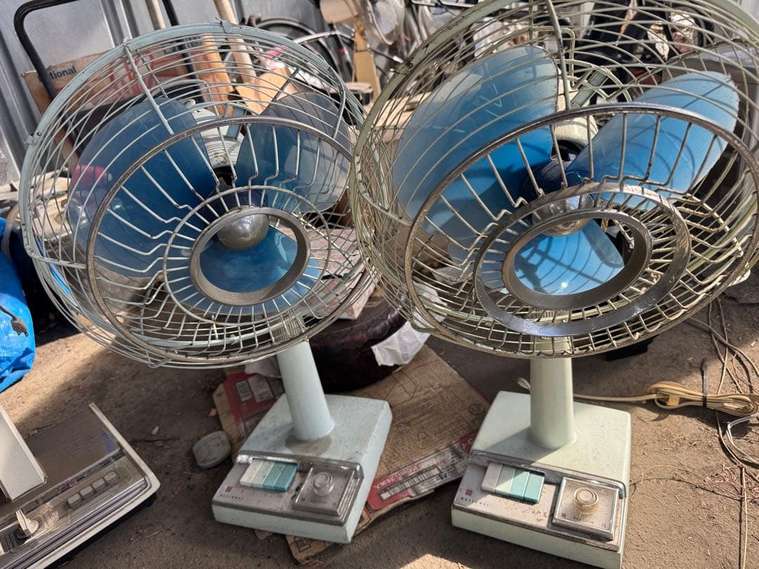 National レトロ扇風機 2台セット