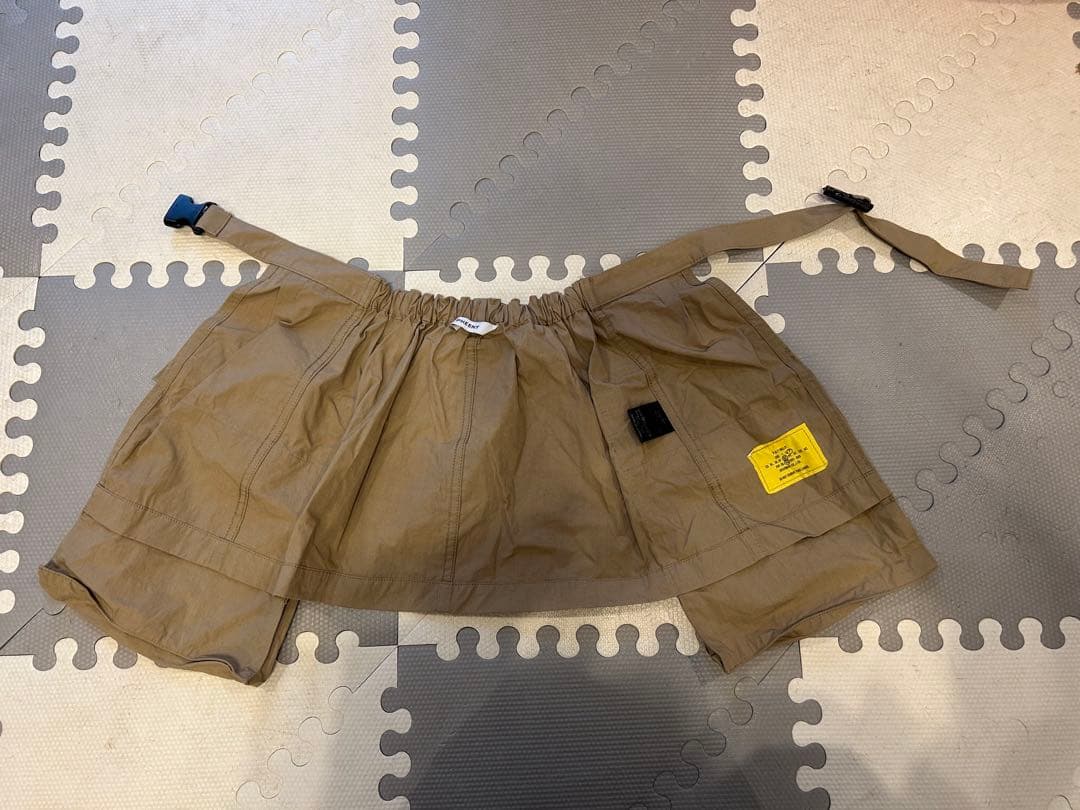 pheeny 23SS Cotton nylon dump apron エプロン