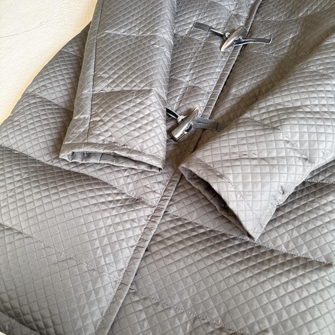 美品⭐️セオリーリュクス キルティングダッフルダウンコート グレー 38 M
