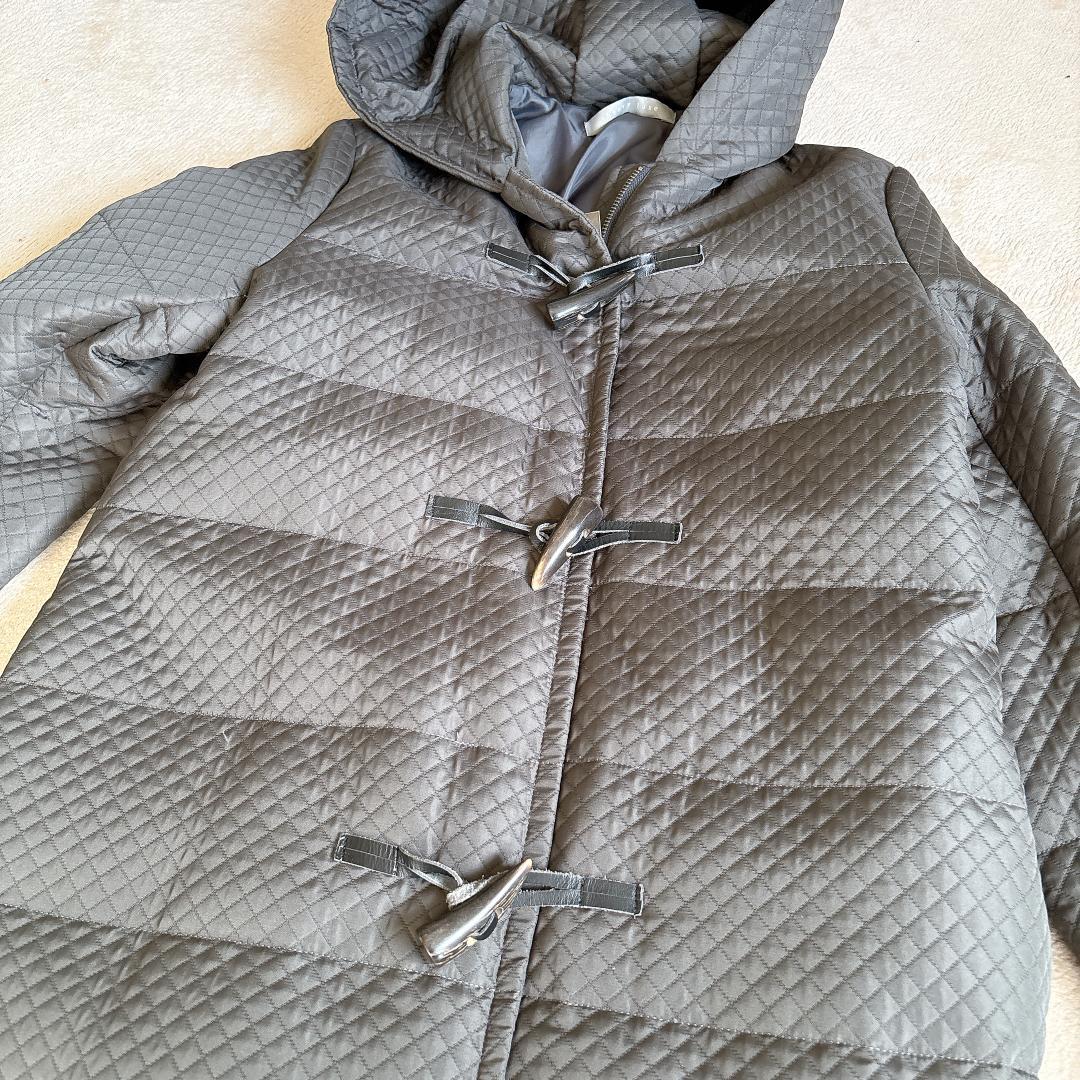 美品⭐️セオリーリュクス キルティングダッフルダウンコート グレー 38 M