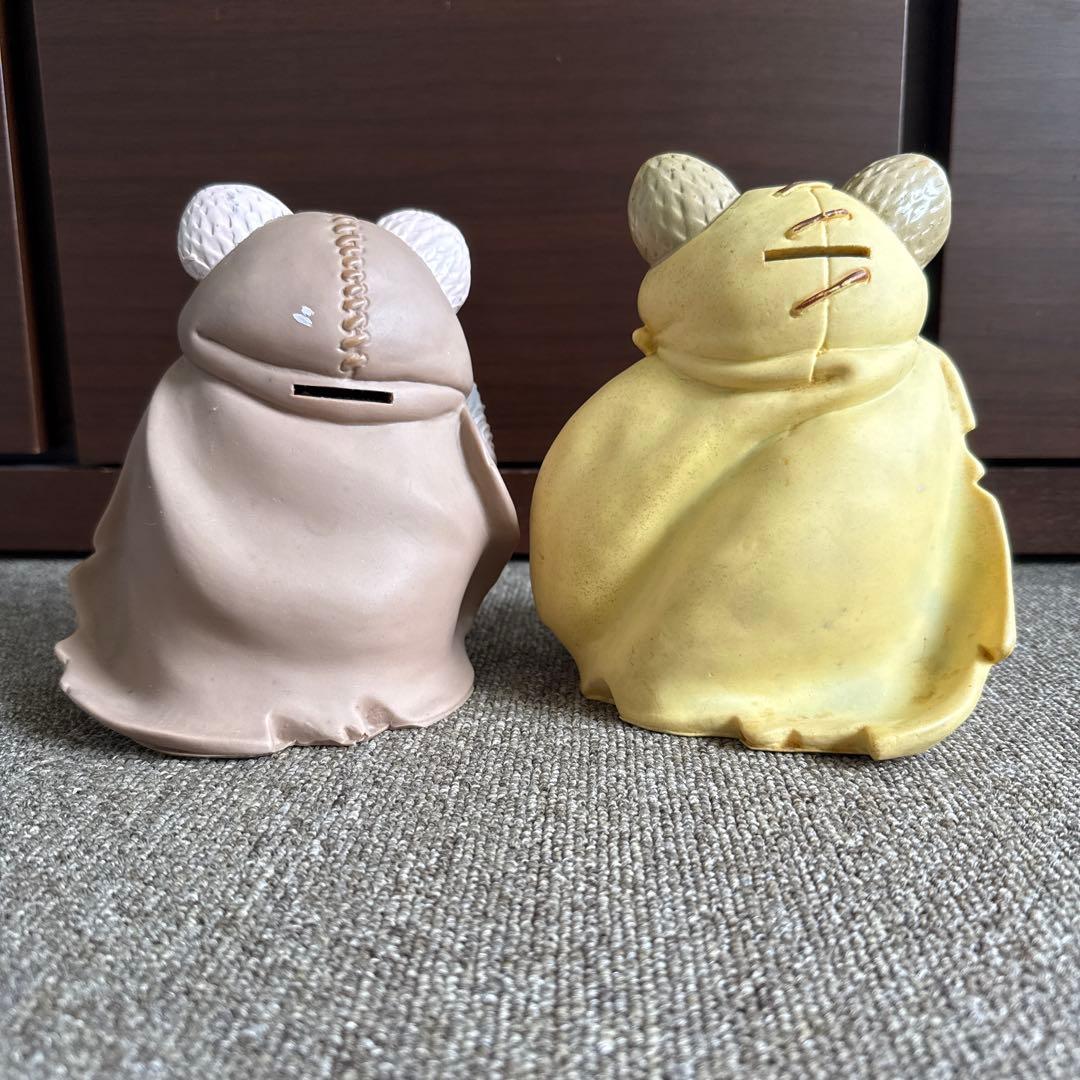 【当時物】US製　スターウォーズ SW イウォーク族 貯金箱 2体