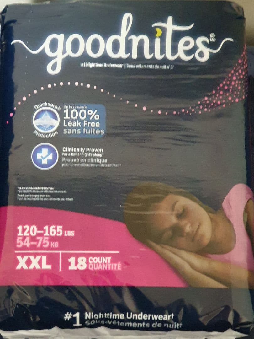 Goodnites XXL パンツ型おむつ おねしょパンツ 18枚入り