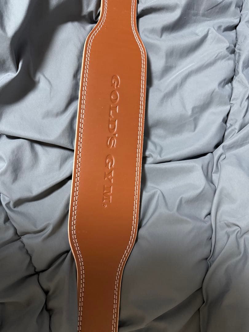 ゴールドジム(GOLD'S GYM) プロレザーベルト Lサイズ