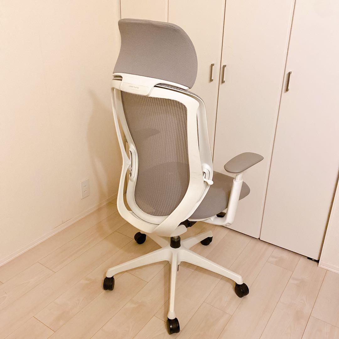 m*h様 オカムラ シルフィー OKAMURA Sylphy ライトグレー ヘッ