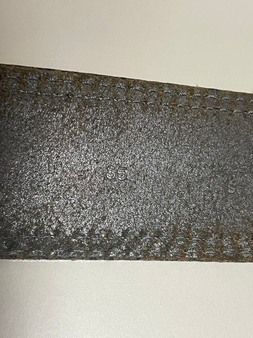 Dior Homme Dバックル　ブラック　ベルト　85 エディ期