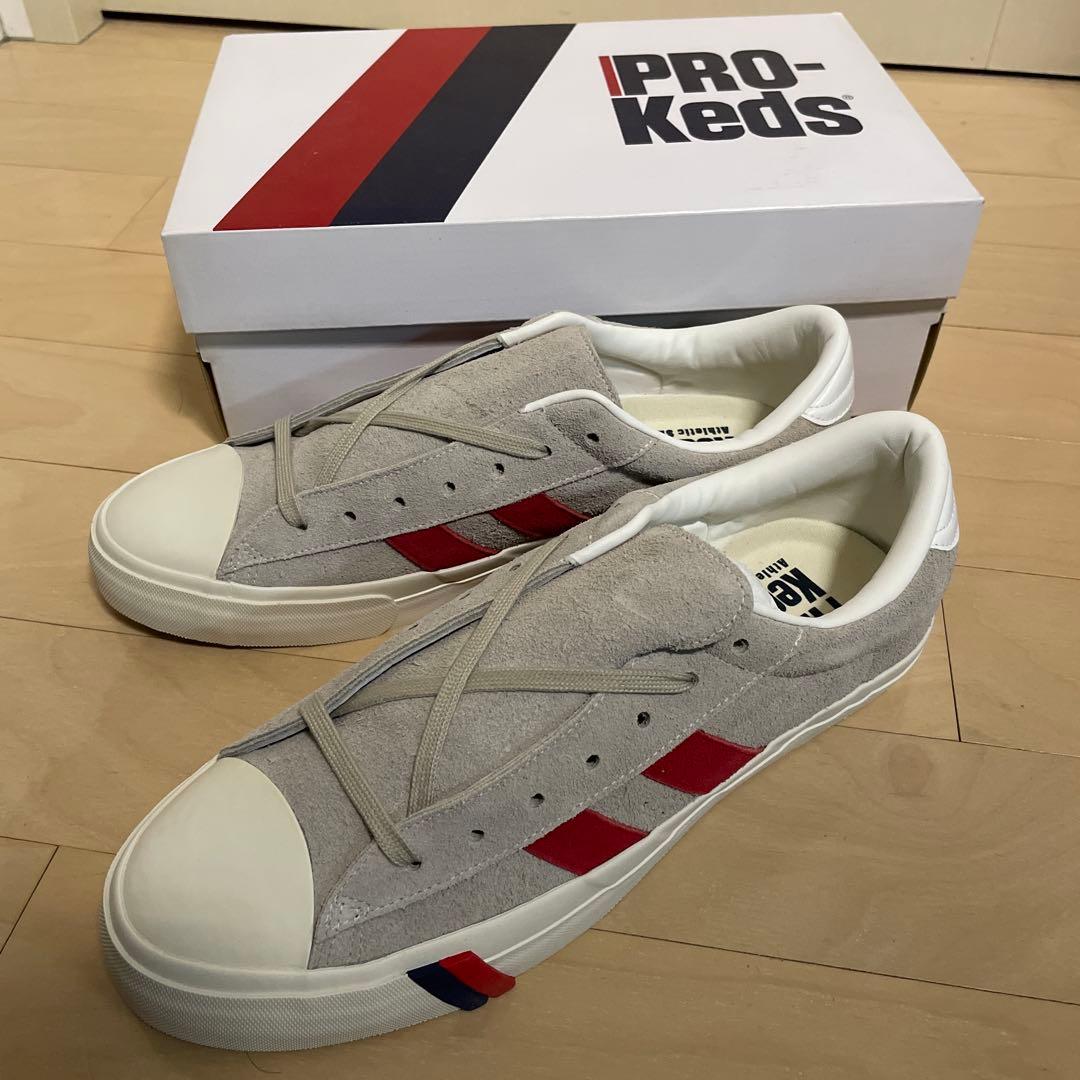 プロケッズ　ロイヤルプラス　グレーxレッド　レアカラー　ビンテージ