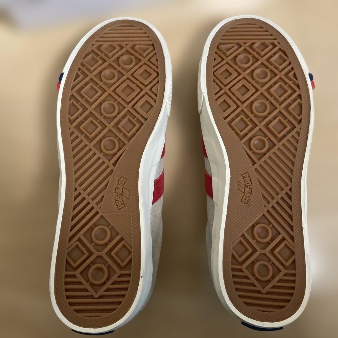 プロケッズ　ロイヤルプラス　グレーxレッド　レアカラー　ビンテージ