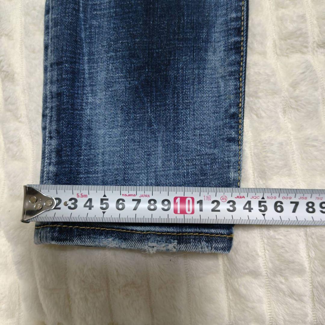 DSQUARED2 ディースクエアード　ダメージ加工デニム　44サイズ