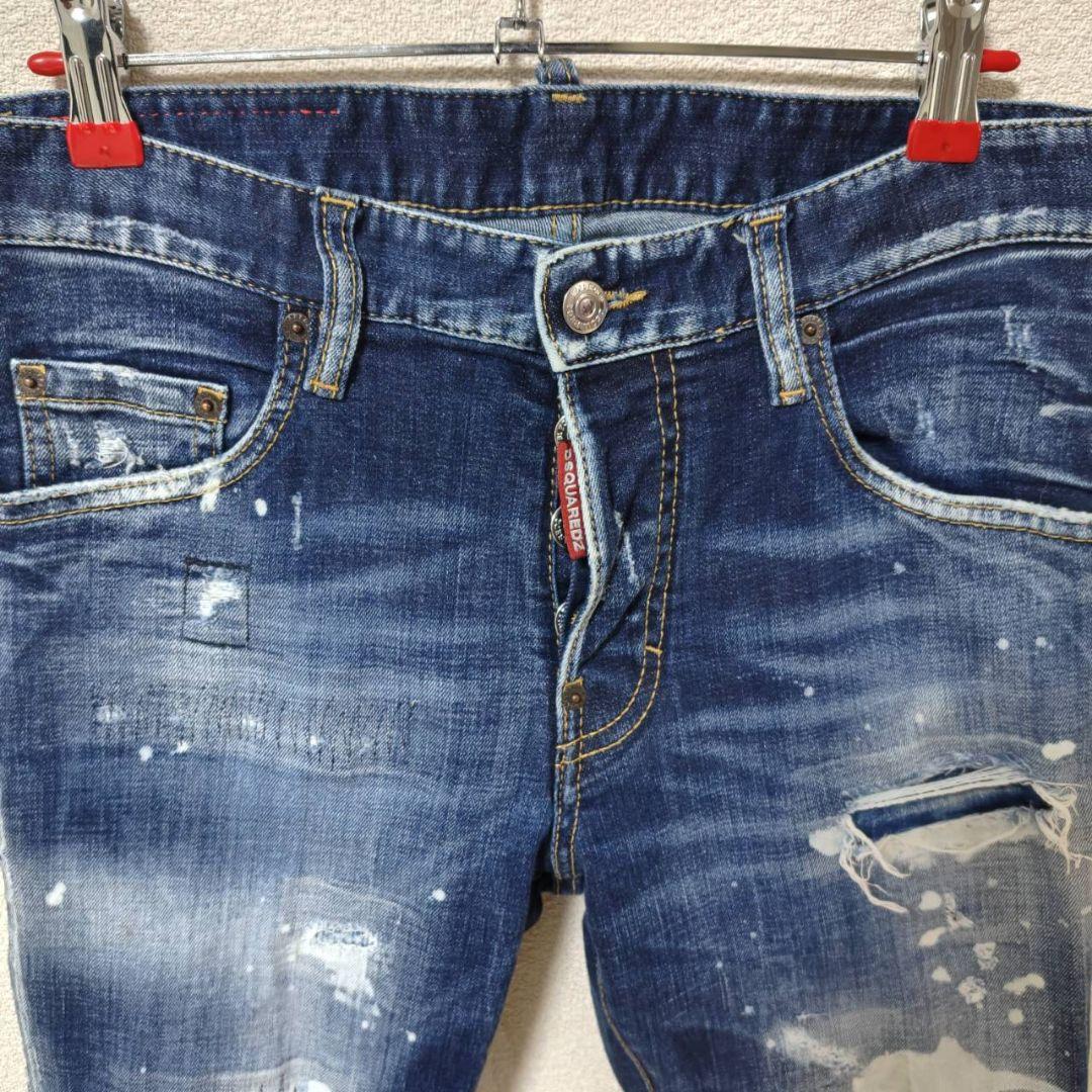 DSQUARED2 ディースクエアード　ダメージ加工デニム　44サイズ