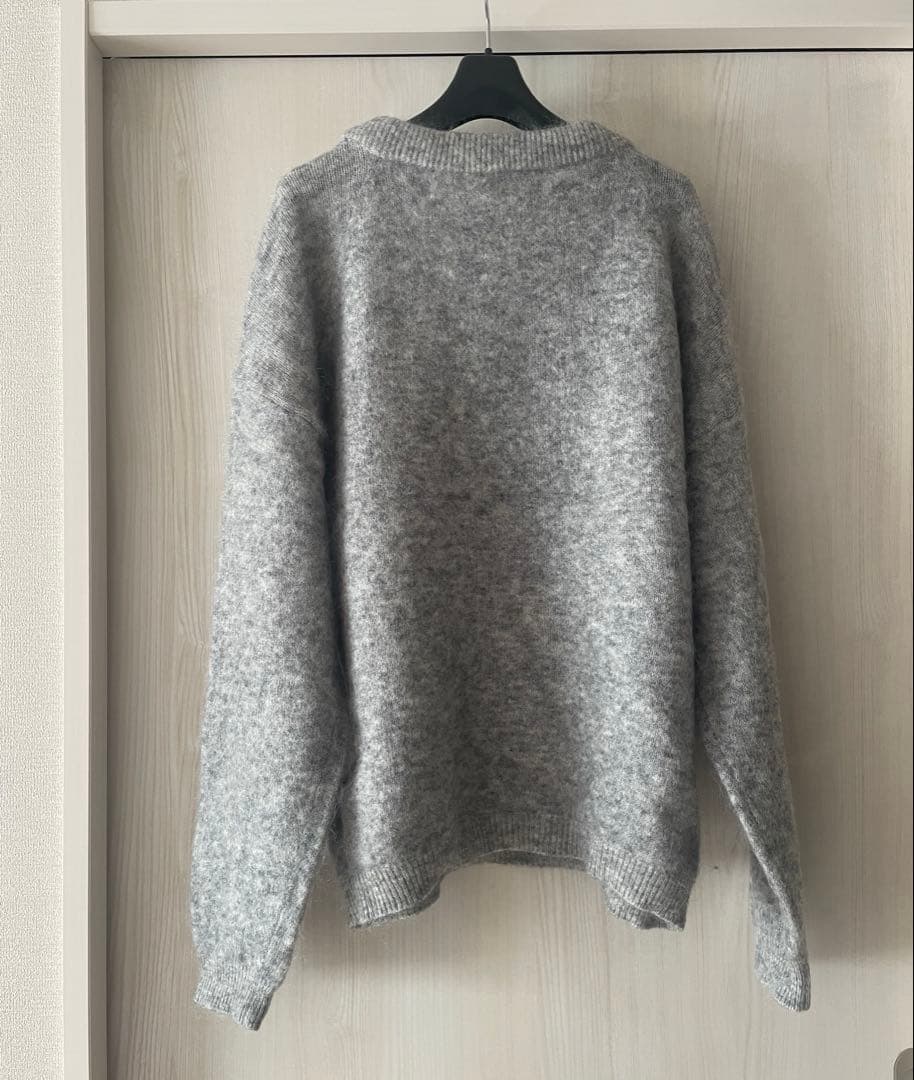 アクネストゥディオス ドラマティックモヘア ライトグレー S