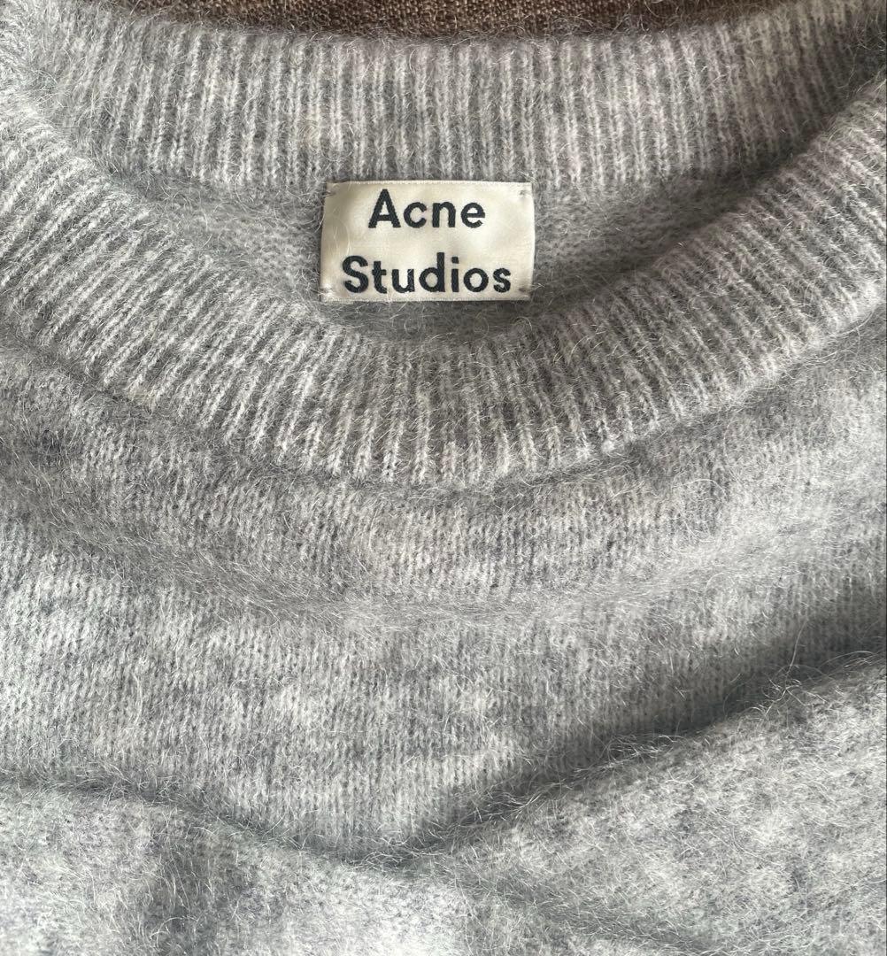 アクネストゥディオス ドラマティックモヘア ライトグレー S