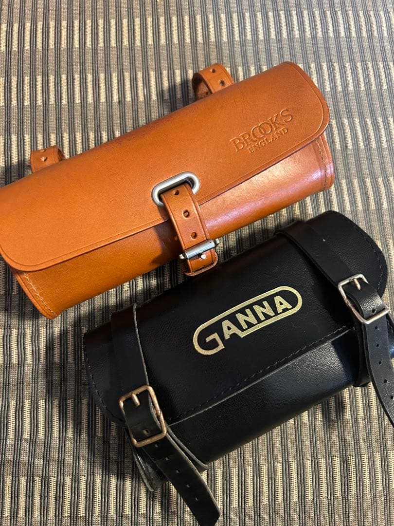 BROOKS GANNA サドルバッグセット　ツールバッグ　クロモリ